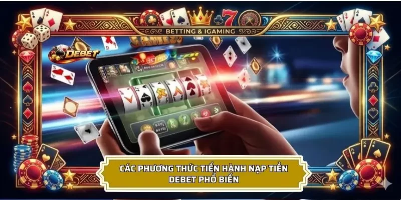 Điểm qua các phương thức tiến hành nạp tiền tại hệ thống